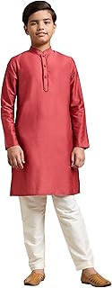 Amazon Brand - Symbol Boy's Festive Rayon Kurta Pajama Set