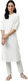 W for Woman Women's Cotton Straight Fit Straight Kurta