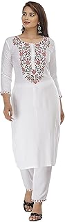 G4Girl Women's Rayon Kurta Pant Set