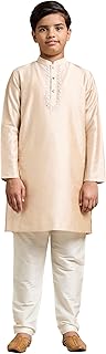 Amazon Brand - Symbol Boy's Festive Embellished Kurta Pajama Set
