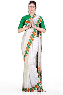Uniform Sarees Corp Women's Georgette Saree