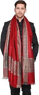 Weavers Villa Men's Woven Acro Wool Gents Shawls, Muffler, Stoles for Men [40" X 80"]