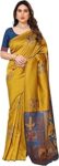 Sidhidata Women's Kanjivaram Banarasi Soft Silk Saree With Unstitched Blouse Piece (Silk Box Flower)