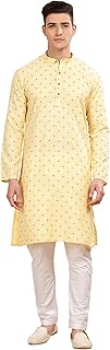 BE ACTIVE Cotton Kurta for Men | Traditional and Stylish Design | Indian Kurta | Full Sleeve Kurta