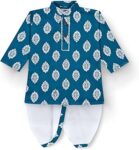 mustmom Baby Boy Kurta Set For Annaprashan | Full Sleeve Soft Comfortable Traditional Ethnic Baby Panjabi Dhoti Kurta Set For Rice Ceremony Solid Food