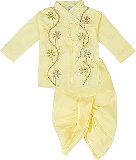 DIAMO Boys' Cotton Dhoti and Kurta Set