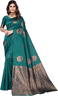 Yashika Women Cotton Silk Standard Length Saree