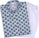 superminis Baby Boys Cotton Printed Kurta With White Pyjama Dress