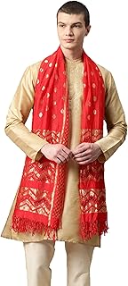 Weavers Villa Cotton Woven Dupatta for Men