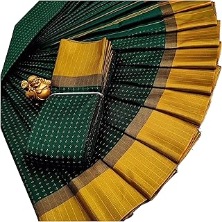 VJ Fashion Women Woven Soft Silk Saree With Blouse Piece_freesize